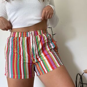 Urban Outfitters Multicolored Windbreaker Shorts